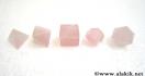 Rose Quartz 5pcs Geometry set